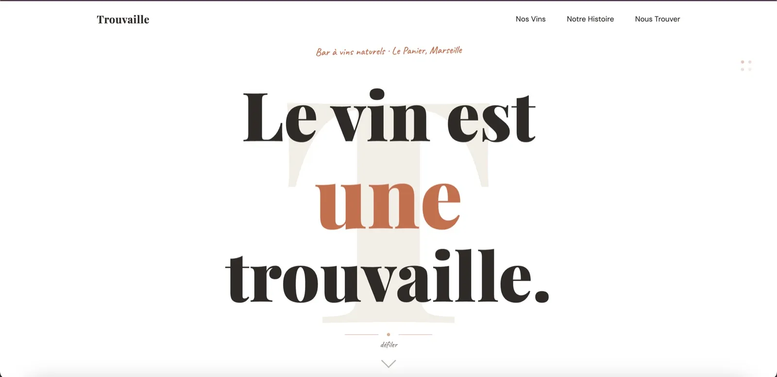 Trouvaille screenshot